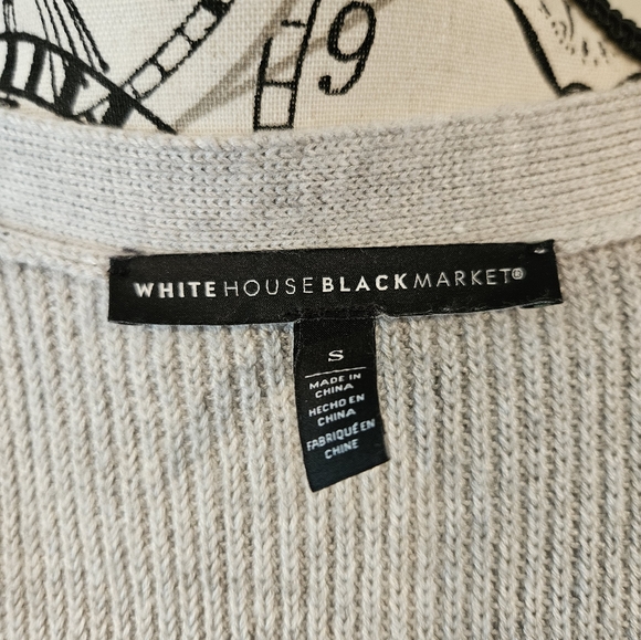 NWOT WHBM long button down cardigan size small - Picture 7 of 8